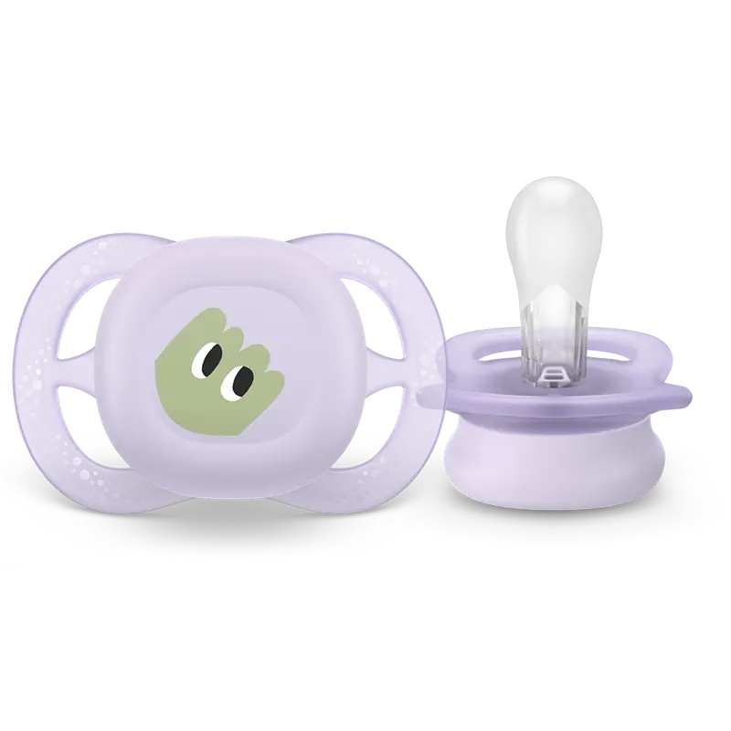 Avent Ultra Start Pacifier 0-2 M for Girls, 2 Units