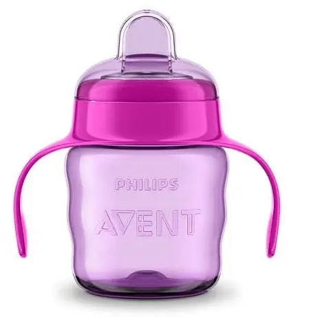 Avent Learning Cup 200 ml Pink Soft Mouthpiece Scf551/03