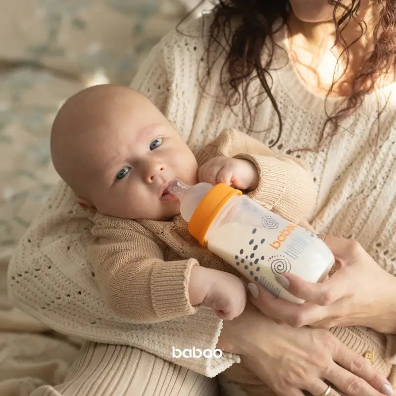 Baboo Anti-Colic Bottle 3+ Months Blue Haze, 250 ml