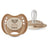 Baboo Calmy Physiological Pacifiers 0-6 Months Au Naturale, 2 units