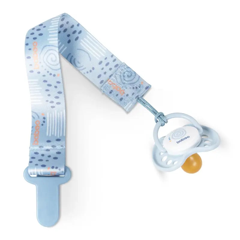 Baboo Dummy Holder 0+ Months Blue Haze, 1 piece