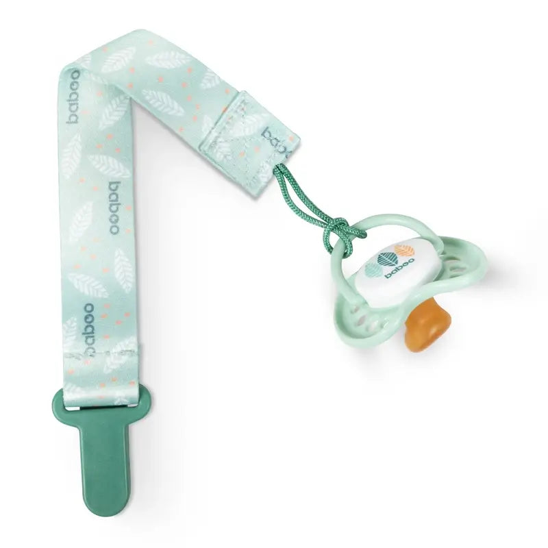 Baboo Pacifier Holder 0+ Months Peachy Keen, 1 piece
