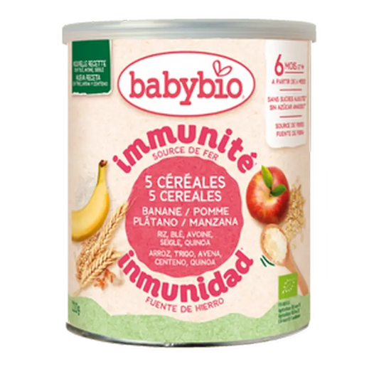 Babybio 5 Cereals with Fruit , 220 grams