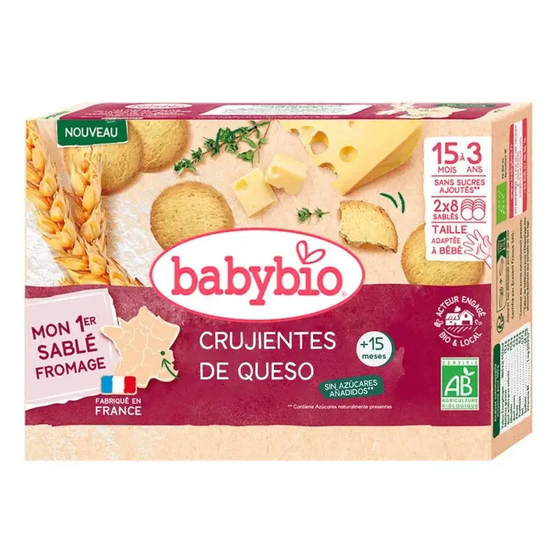 Babybio Cheese Crunchies , 72 grams
