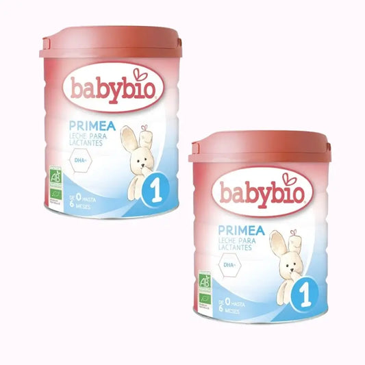 Babybio Primea 1 Cow's Milk for Infants 0-6 Months, Pack 2 x 800 grams