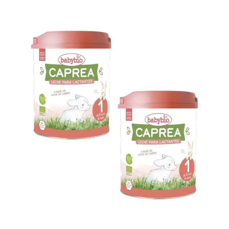 Babybio Caprea 1 Goat Milk 0-6 Months, Pack 2 x 800 g