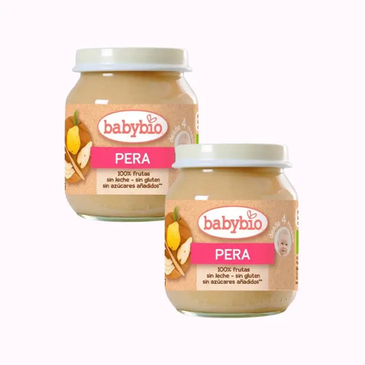 Babybio Pear, Pack 2 x 130 g