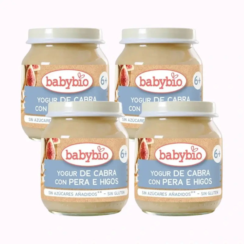 Babybio Goat Yoghurt With Buttermilk And Figs, Pack 4 x 130 g
