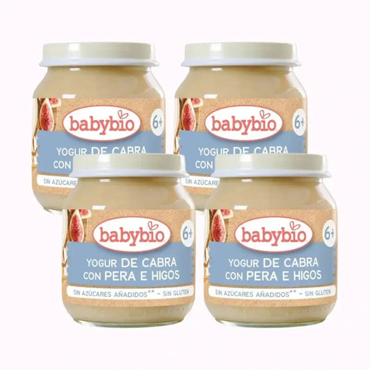 Babybio Goat Yoghurt With Buttermilk And Figs, Pack 4 x 130 g