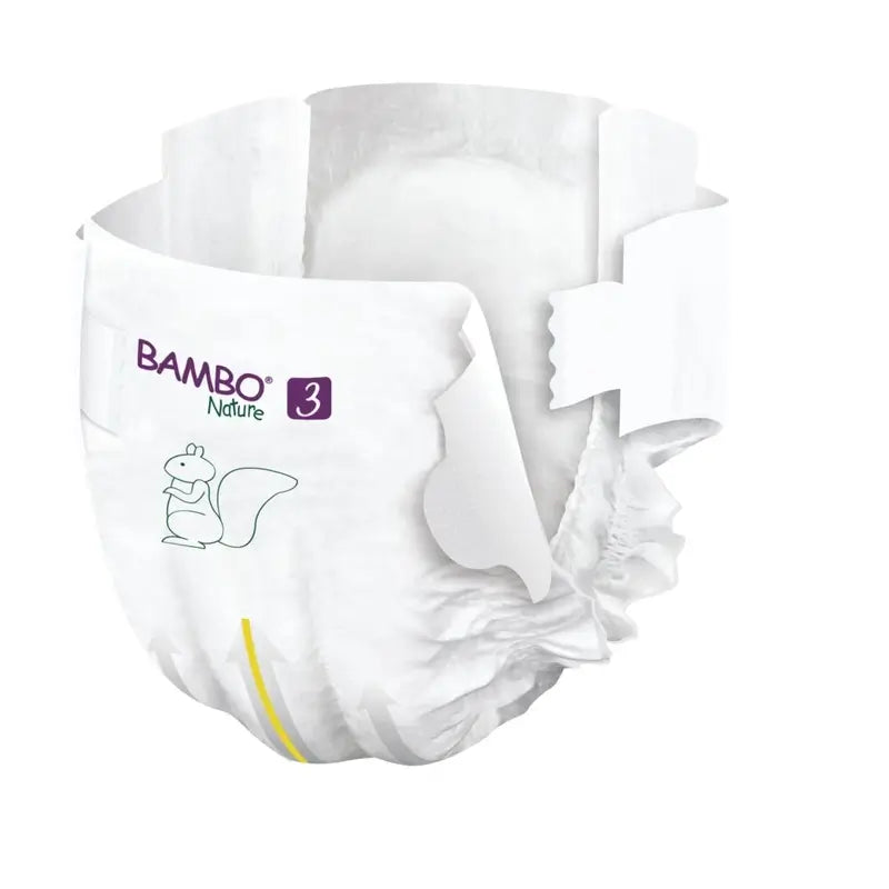 Bambo Nature Nappies Size 3 (4-8 Kg), 52 pcs.