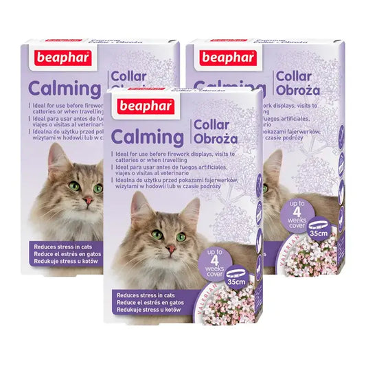 Beaphar Calming Cat Collar, Pack 3 x 35Cm