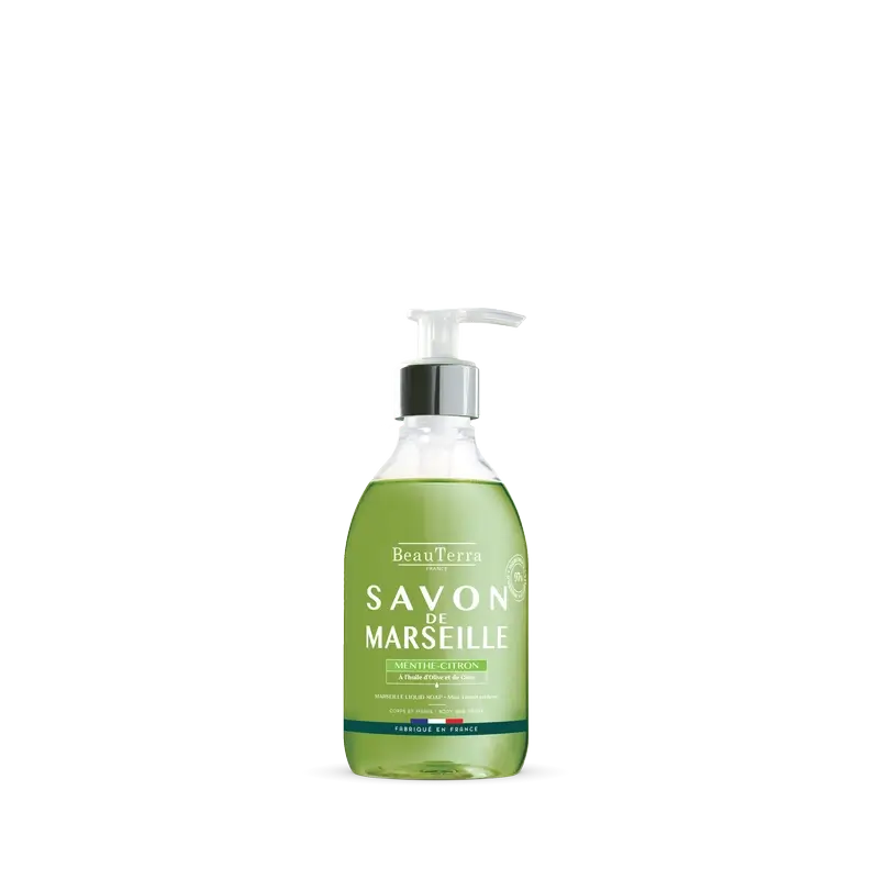 Beauterra Marseille Soaps Marseille Soap Mint Lemon , 300 ml
