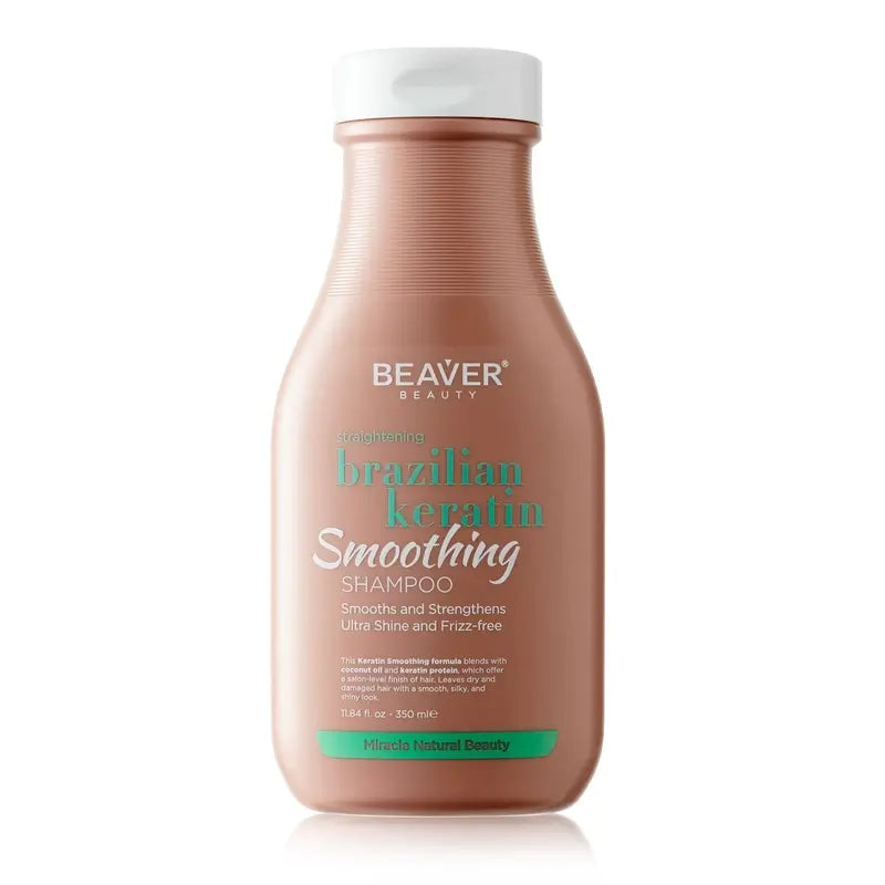 Beaver Brazilian Keratin Smoothing Shampoo , 350 ml