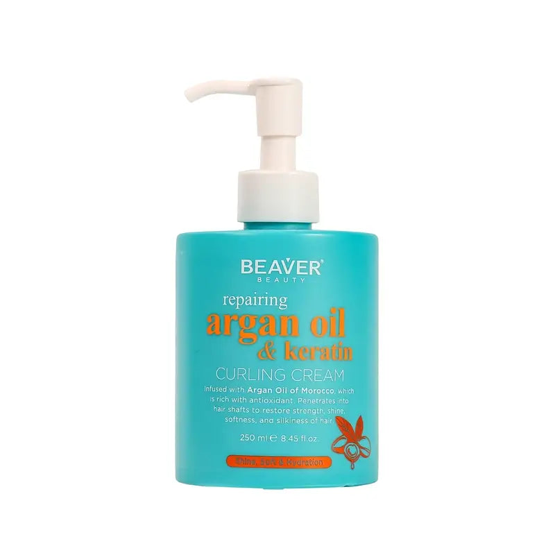 Beaver Curl Cream Argan Oil & Keratin , 250 ml