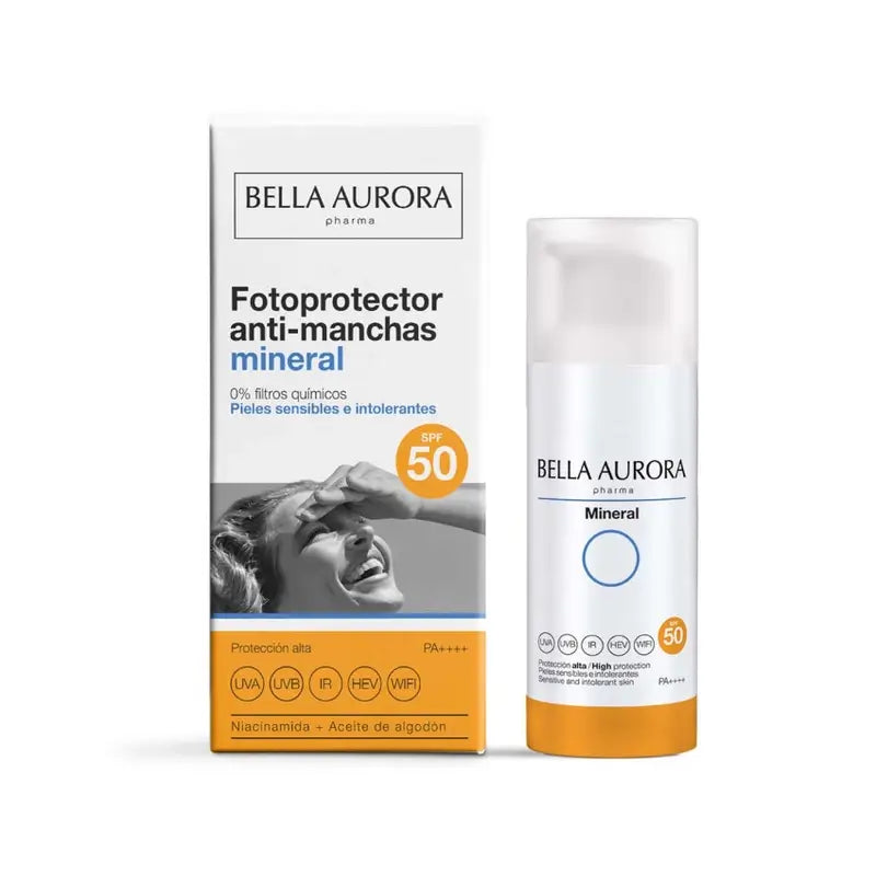 Bella Aurora Mineral Pharma Sunscreen, 50 ml