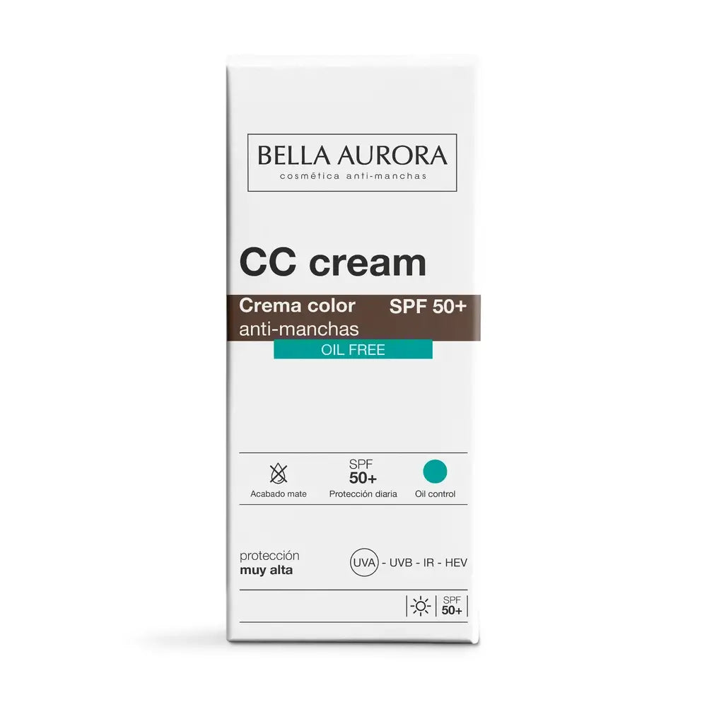 Bella Aurora Cc Cream Spf50+ Oil-Free , 30 ml.