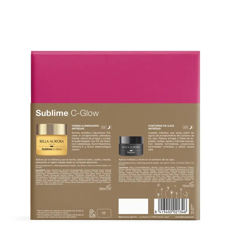 Bella Aurora Sublime Anti-Aging Illuminator Pack C-Glow + Eye Contour , 50 + 15 ml