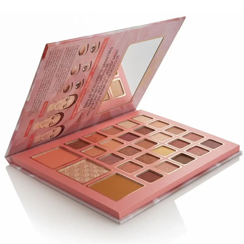 Bellapierre Cosmetics Eye And Face Book - Satin Rose , 42,5 g