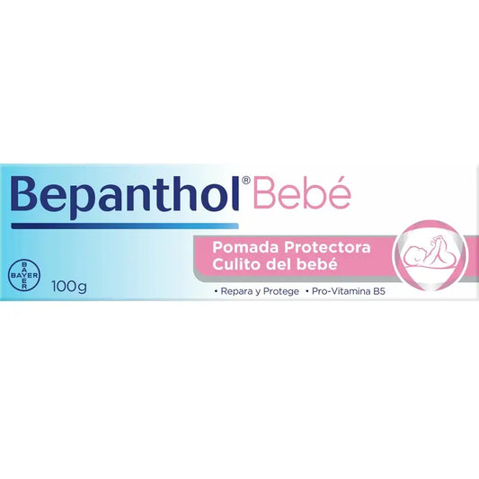 Bepanthol Protective Ointment Baby Bottom Nappy Cream, 100 g