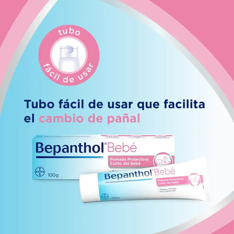 Bepanthol Protective Ointment Baby Bottom Nappy Cream, 100 g