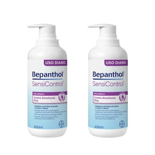 Bepanthol Sensicontrol Daily Emollient Cream, 2X400 Ml