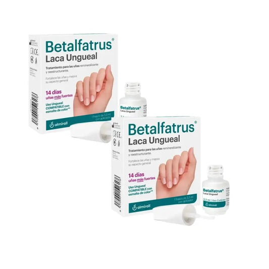 Betalfatrus Nail Lacquer, 2X3.3 Ml