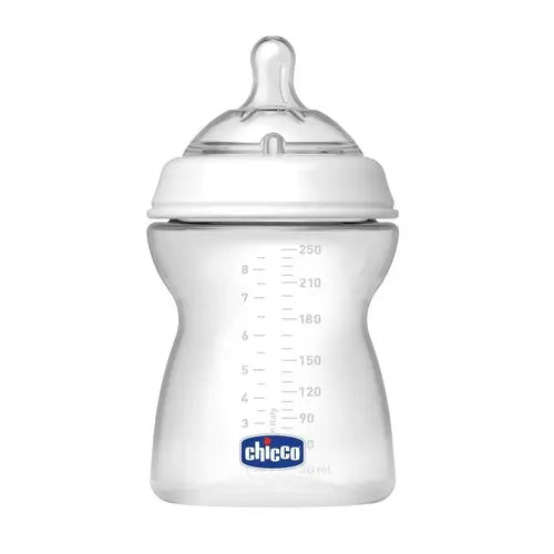 Chicco Natural Feeling Medium Flow Bottle +2 Months Silicone 250 ml
