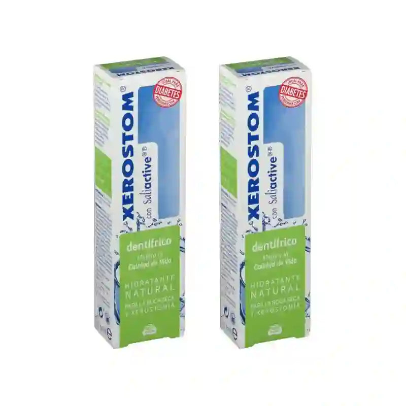 Biocosmetics Xerostom Dry Mouth Toothpaste, 2X50 Ml