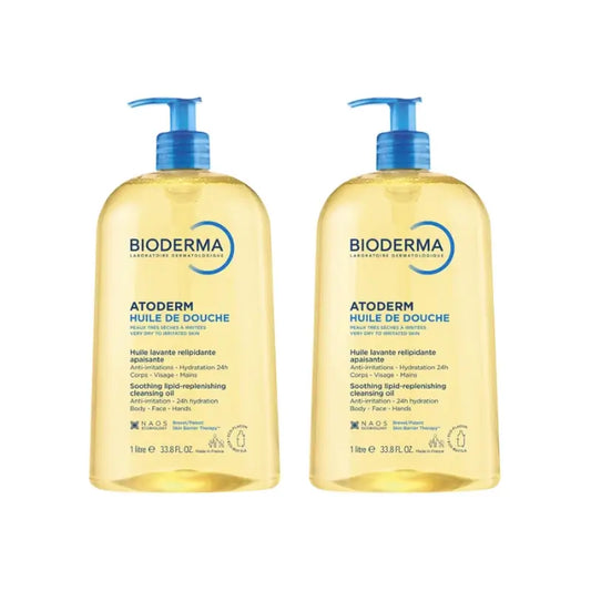 BIODERMA Atoderm Shower Oil Pack 2 x 1 Litre