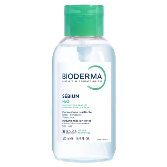 Bioderma Sébium H2O Pump Acne Micellar Solution, 500 ml