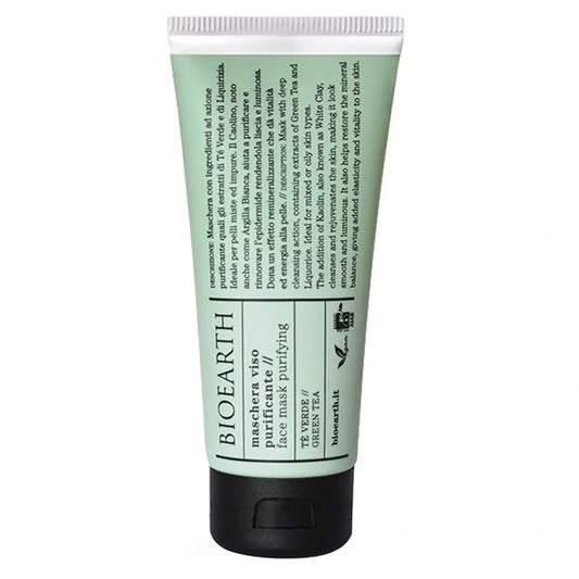 Bioearth Green Tea Purifying Cream Face Mask , 100 ml