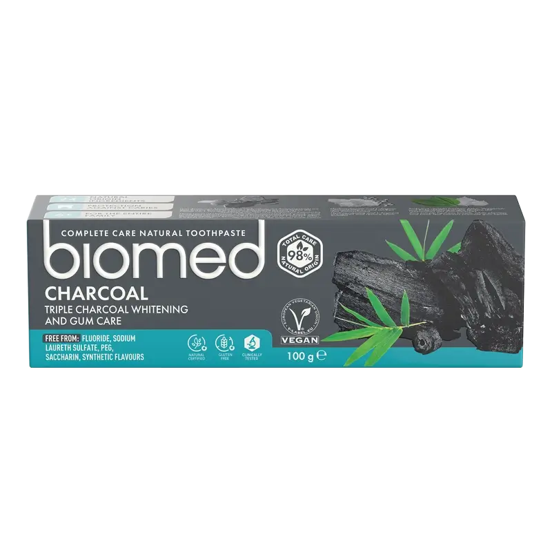 Biomed Charcoal Toothpaste Natural , 100 g