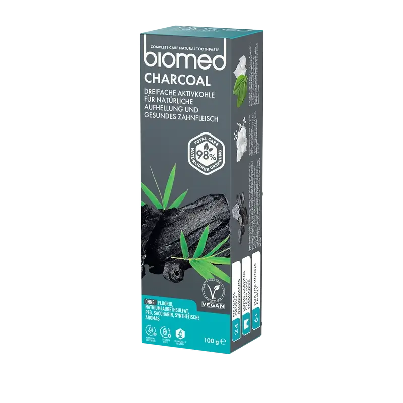 Biomed Charcoal Toothpaste Natural , 100 g