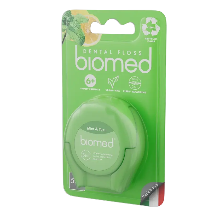 Biomed Dental Floss Mint & Yuzu 50M , 1 pcs.