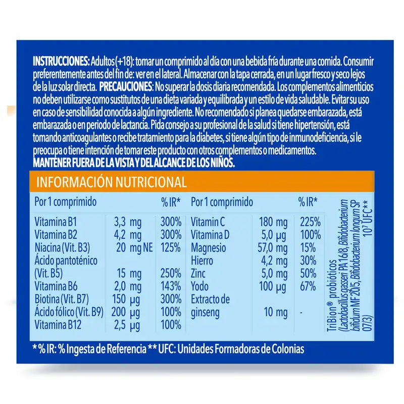 Bion3 Energy Multivitamins, 30 Tablets