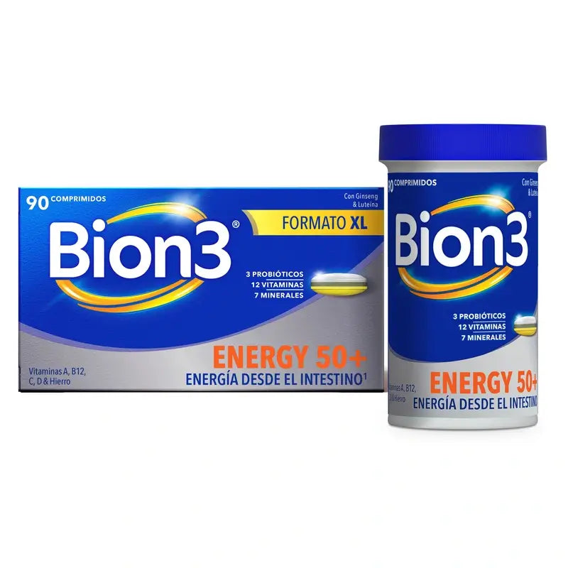 Bion3 Energy 50+ Multivitamins, 90 tablets