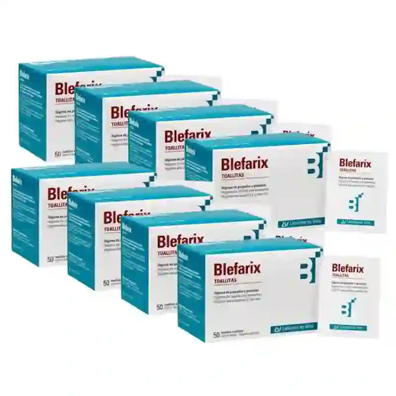 Blefarix Wipes 50 Sneezes, Pack of 8