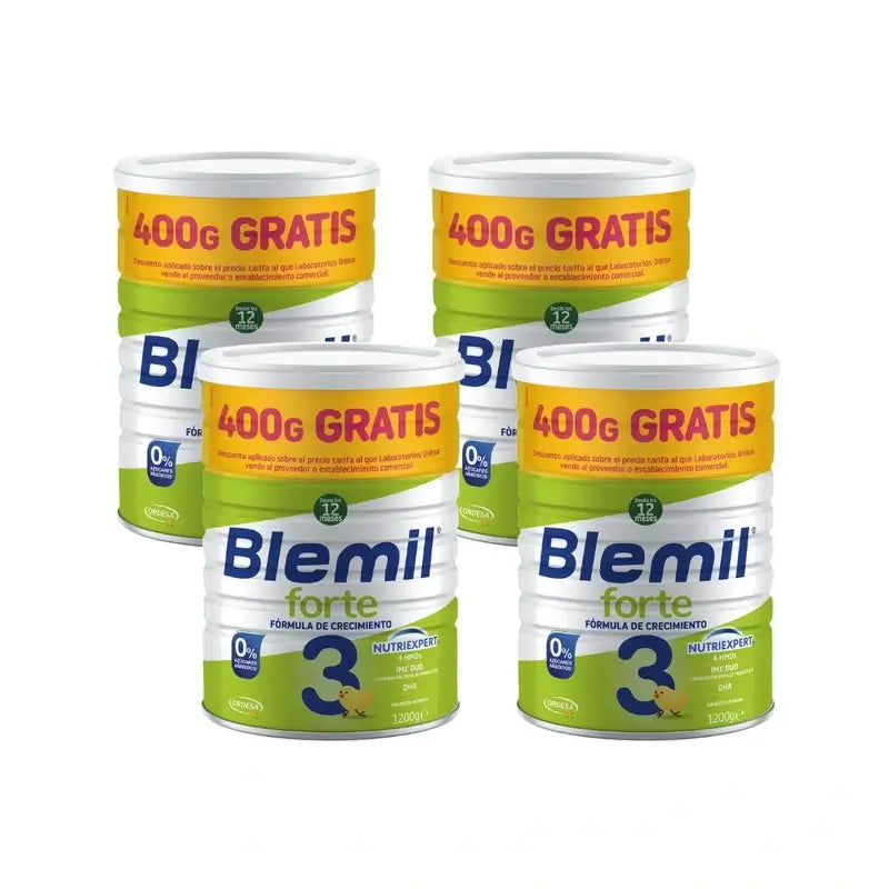 Blemil 3 Forte 800+400 Free, 4X1200 Grams