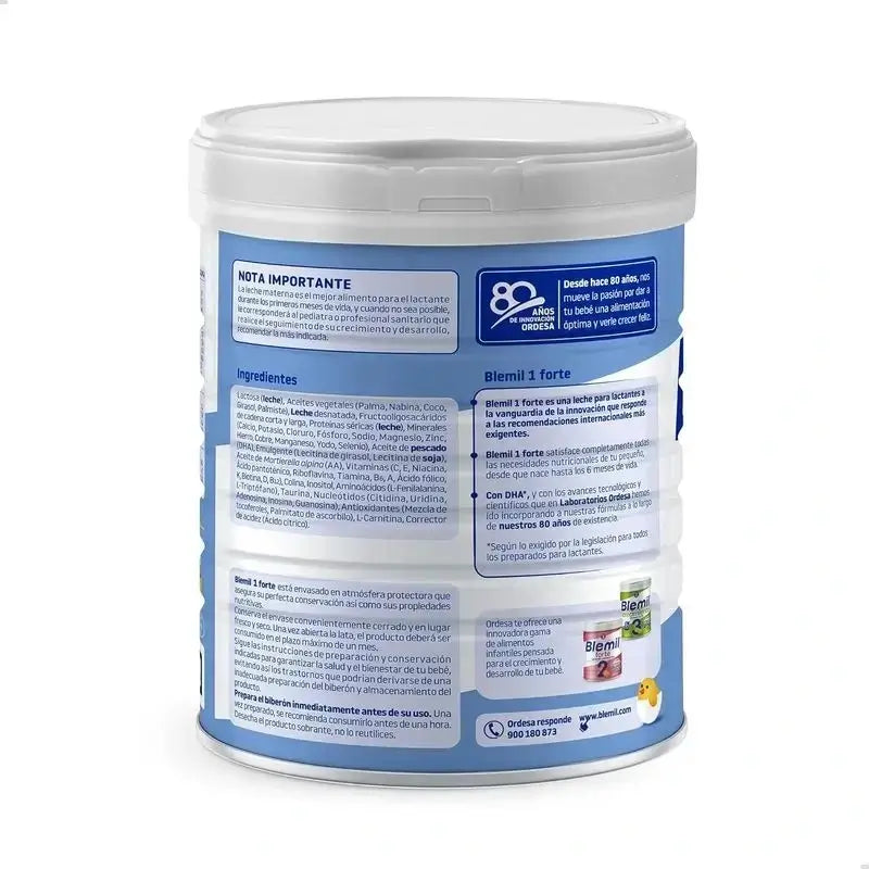 Blemil Plus 1 Forte, Pack 8 x 800 grams