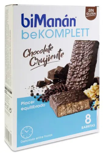 biManán Barritas Entre Horas de Chocolate Komplett 8 units