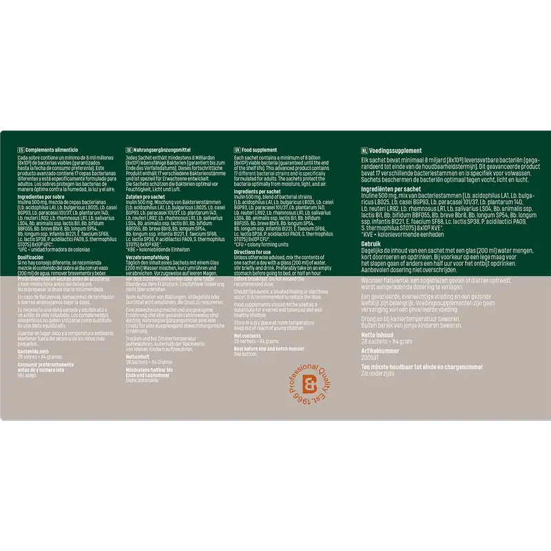 Bonusan Bacteri 17 Expert Resilience, Pack 2x28 Envelopes