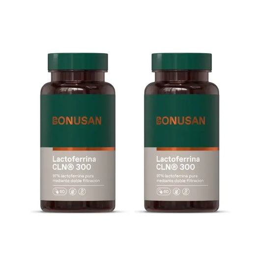 Bonusan Lactoferrin 300 Mg, Pack 2x60 Capsules