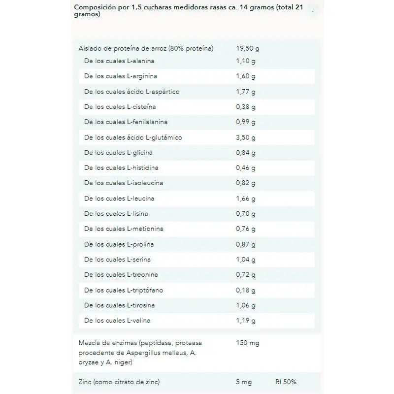 Bonusan Rice Protein Powder Complex Pro , 500 g