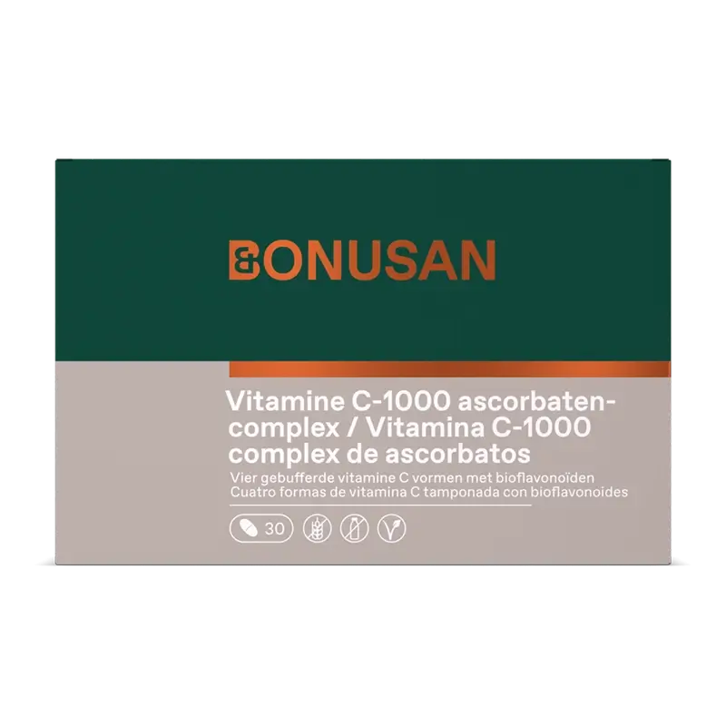 Bonusan Vitamin C-1000 Ascorbate Complex , 30 tablets