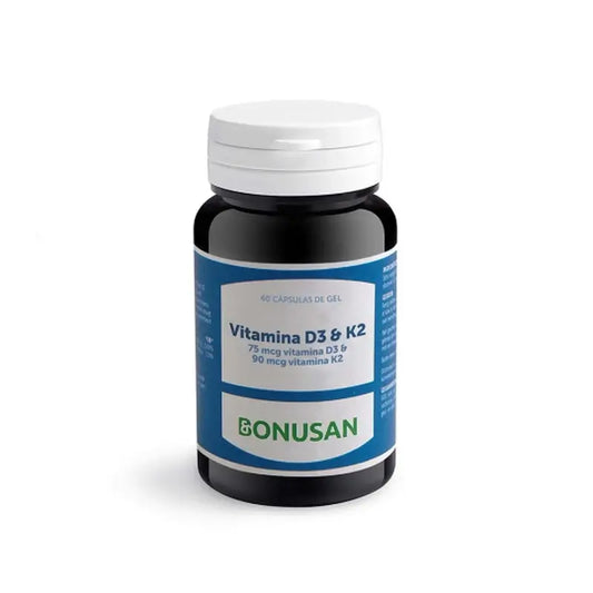 Bonusan Vitamin D3 & K2 , 60 capsules