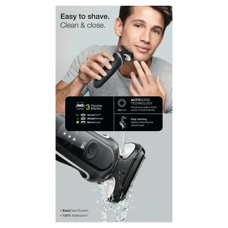 Braun Series 5 51-W1000S Easyclean Electric Shaver