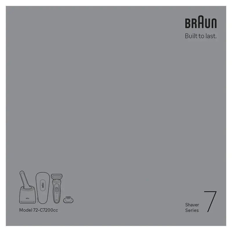 Braun Series 7 71-N1200S 360° Flex Electric Shaver With Precision Trimmer