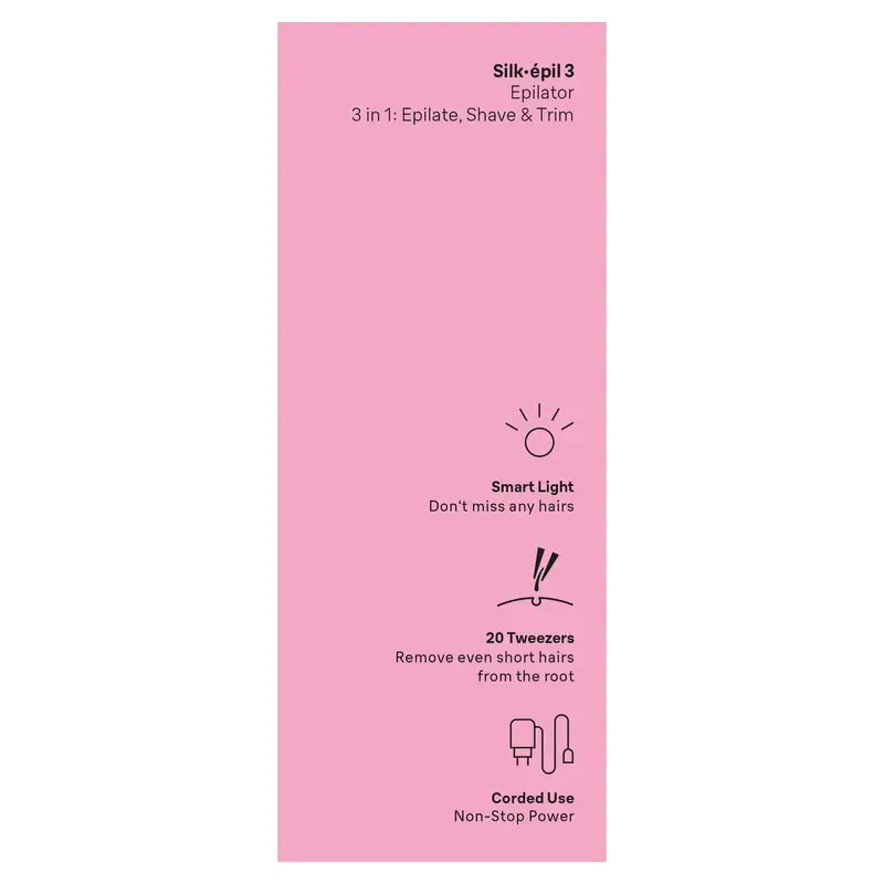 Braun Silk-Epil 3 3-270, Women's Electric Epilator