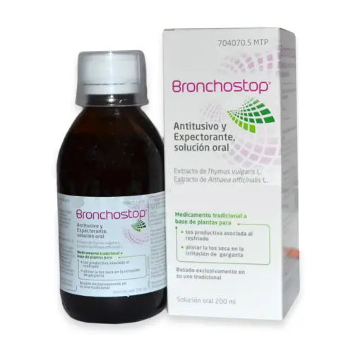 Bronchostop Antitussive and Expectorant Oral Solution 200 ml