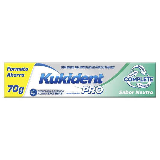Kukident Pro Complete Denture Adhesive Cream, Neutral 70 G